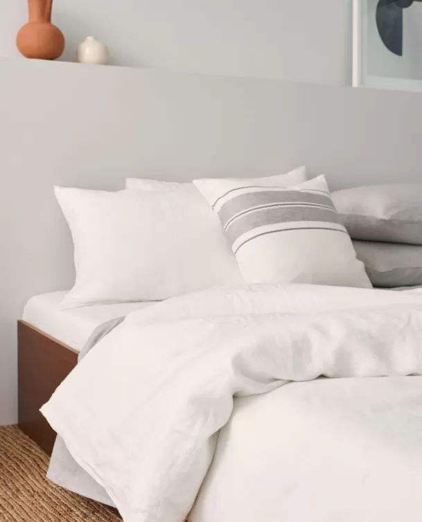 Bassols Funda Nórdica Linen Blanco Outlet