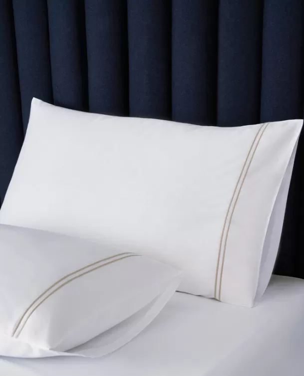 Bassols Fundas de Almohada Chamonix Beige Sale