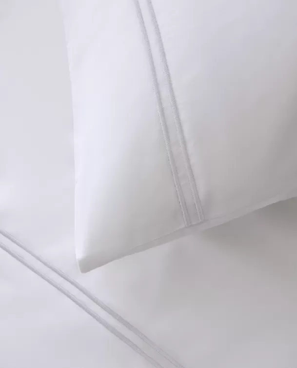 Bassols Fundas de Almohada Chamonix Blanco Flash Sale