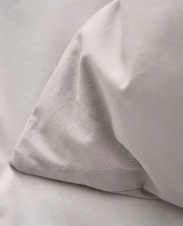 Bassols Fundas de Almohada Cotton Gris Fashion
