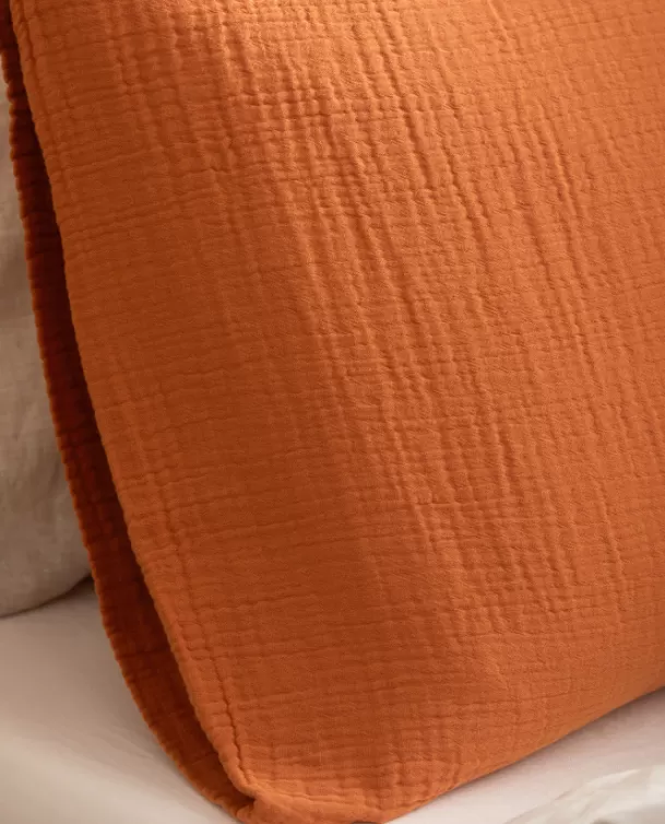 Bassols Fundas de Almohada de Gasa Gauze Naranja Store