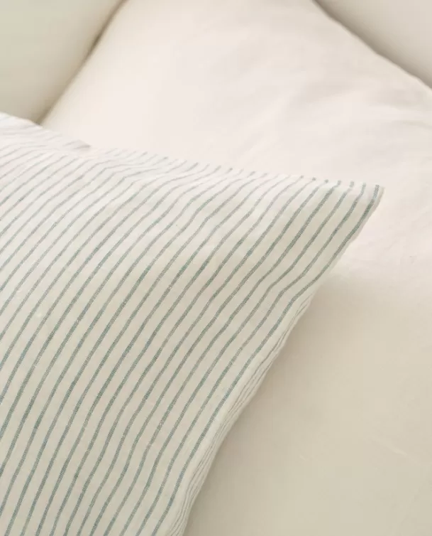 Bassols Fundas de Almohada Flax Agua Hot