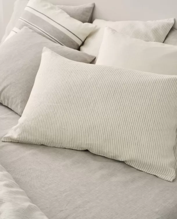Bassols Fundas de Almohada Flax Gris Cheap