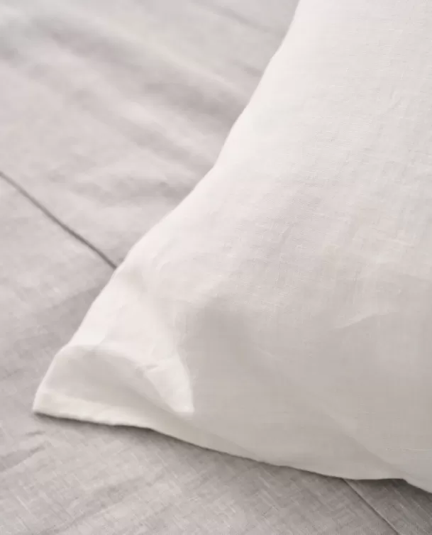 Bassols Fundas de Almohada Linen Blanco Store