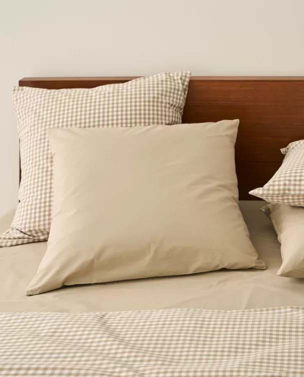 Bassols Fundas de Cojines Cotton Beige (Pack 2 unidades) Store