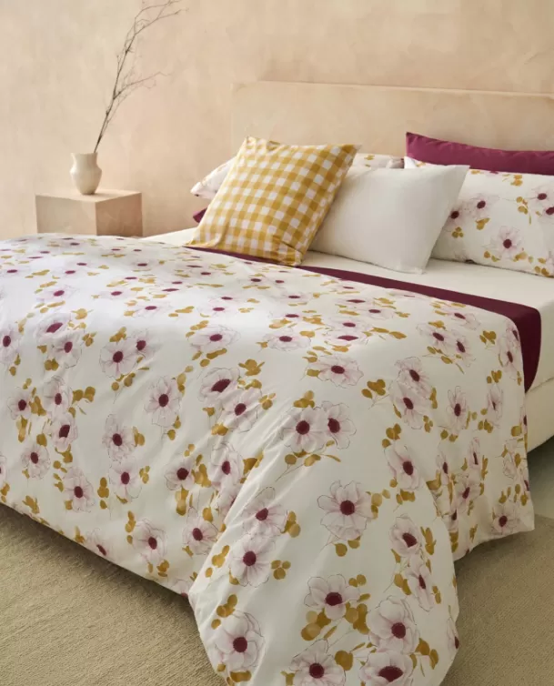 Bassols Juego de Funda Nórdica Fiore Rosa Best