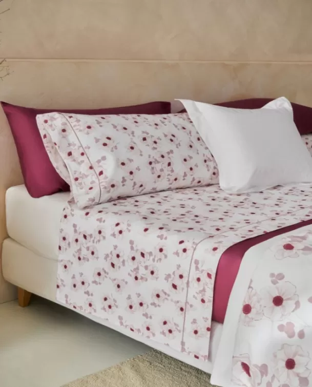 Bassols Juego de Sábanas Dala Rosa Clearance