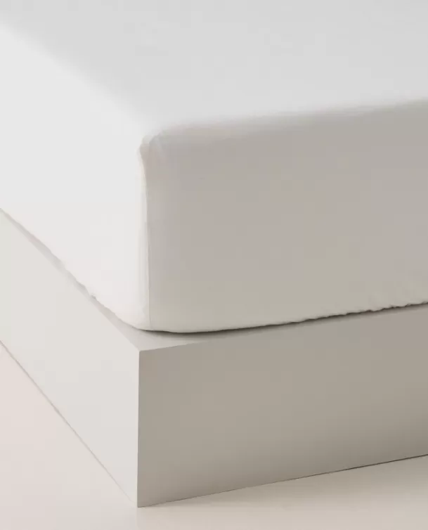 Bassols Sábana Bajera Linen Blanco Shop