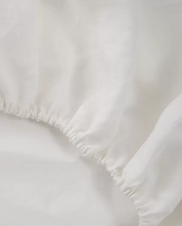 Bassols Sábana Bajera Linen Blanco Shop
