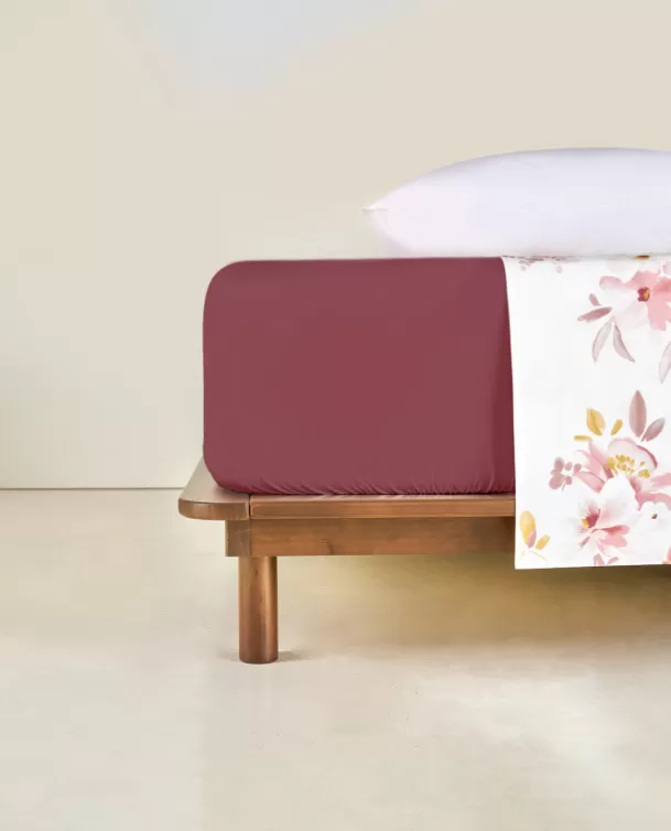 Bassols Sábana Bajera Percal 200 Rosa Hot