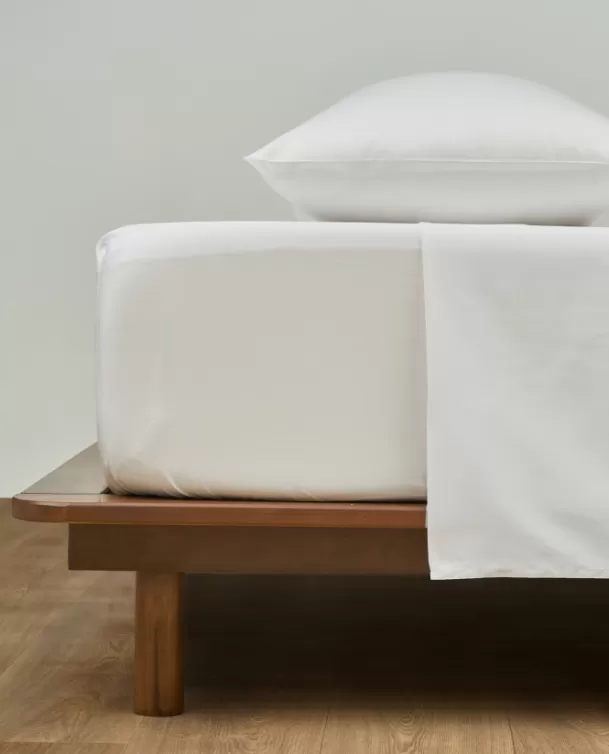 Bassols Sábana Bajera Satén 300 Blanco Shop