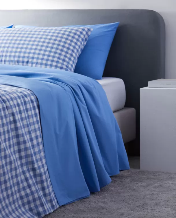 Bassols Sábana Encimera Cotton Azul Best