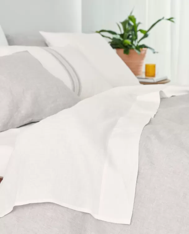 Bassols Sábana Encimera Linen Blanco Store