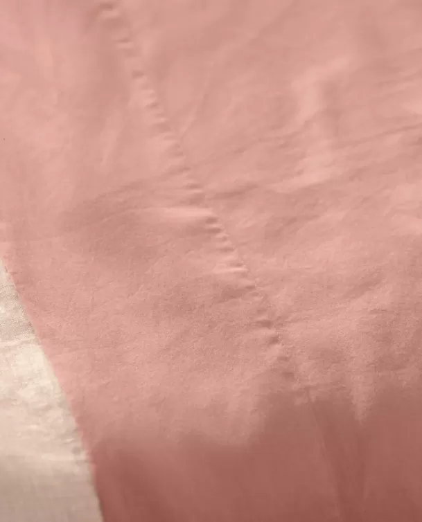 Bassols Sábana Encimera Sahara Rosa Mate de Algodón Lavado Store